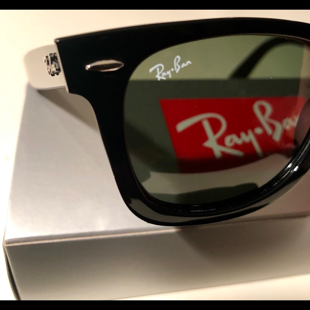 Ray-Ban Wayfarer Sunglasses RB2140 G-15 - Picture 2 of 7
